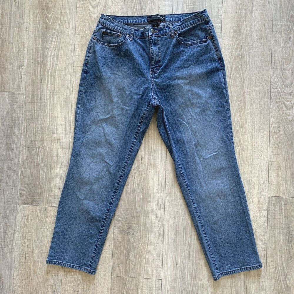 Venezia Blue Denim Jeans Womens Size 18 Petite
